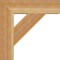 Ekena Millwork Traditional Block Rough Sawn Bracket, Western Red Cedar, 4"W x 18"D x 18"H BKT04X18X18TRA05RWR - alternate 3